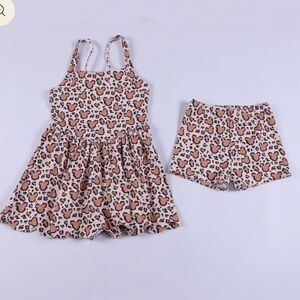 New Disney Leopard Print Athletic Dress- Womens